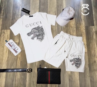 Bộ gucci đính đá chất đẹp