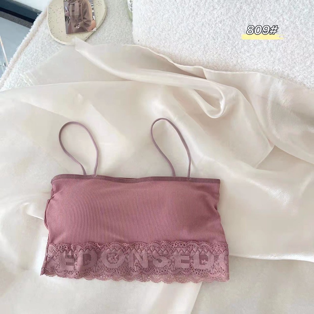 Áo Ngực Bộ đồ lót nữ Áo Lót Ren Không Gọng Không Đường May Thoáng Khí Thoải Mái Cho Nữ Lưng