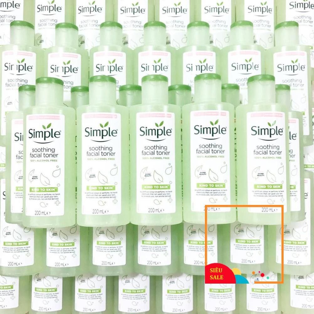 Nước Tẩy Trang Kiềm Dầu Simple Kind To Skin Micellar Cleansing Water 200ml