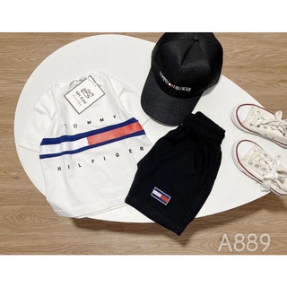 👕🧢 BỘ TOMMY KÈM MŨ CHO BÉ TRAI 👕🧢