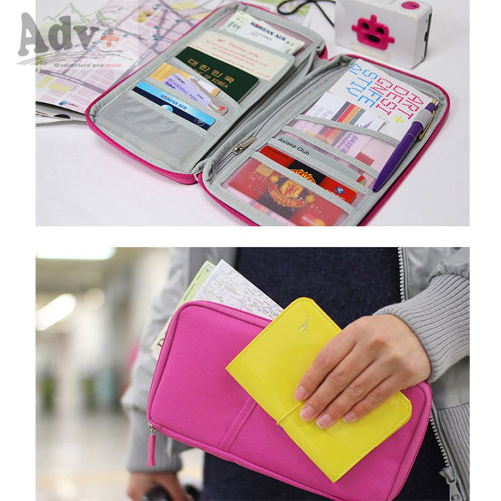 Ví đựng passport Hàn Quốc / Túi tiện ích cầm tay du lịch Travelus - MUÔN PHƯƠNG SHOP