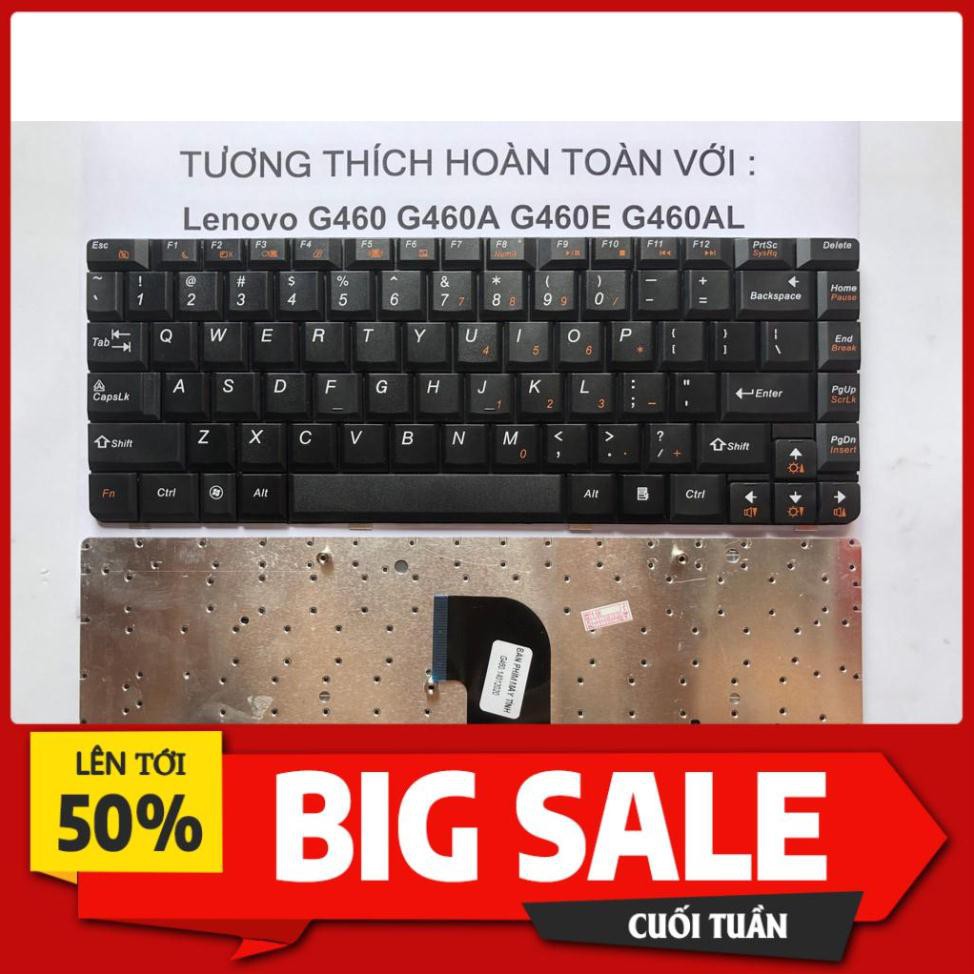 Bàn phím Laptop Lenovo G460 G460A G460E G460AL Hàng mới 100%-Bảo Hành 6 tháng toàn quốc!