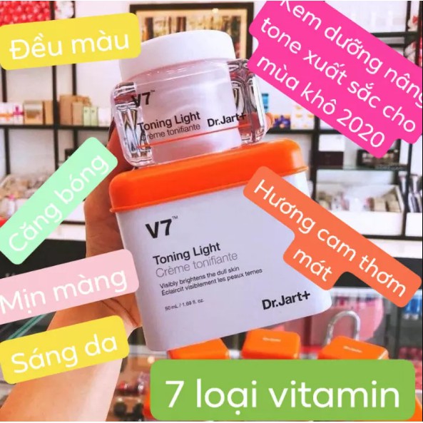 Kem dưỡng trắng phục hồi da bị hư tổn sạm nám thâm V7 TONING LIGHT Hàn Quốc [MẪU MỚI] | BigBuy360 - bigbuy360.vn