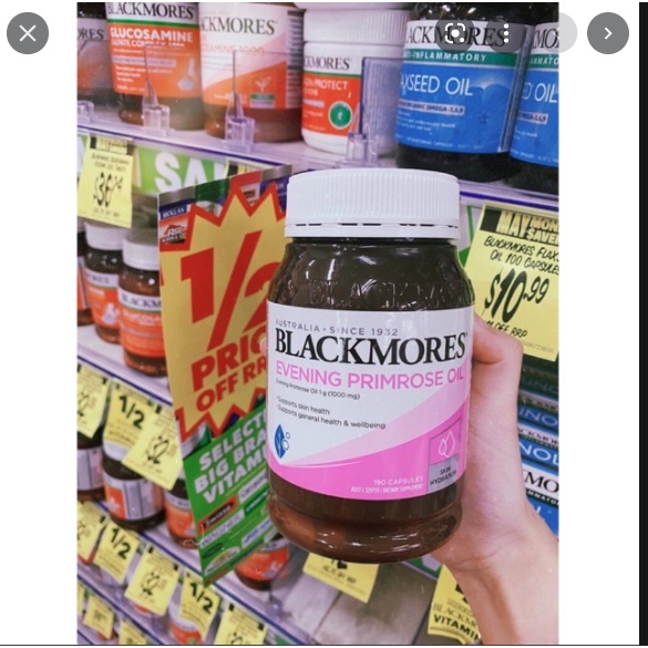 Tinh dầu hoa anh thảo Blackmores Evening Primrose Úc