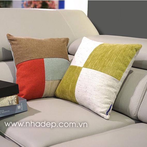 Áo gối 40x40cm vải nỉ cao cấp nhập khẩu, có khóa kéo (không kèm ruột), vỏ gối tựa lưng, vỏ gối sofa | BigBuy360 - bigbuy360.vn