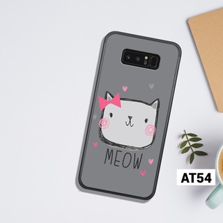 Ốp lưng Samsung in hình mèo cute cho NOTE 8 - NOTE 9