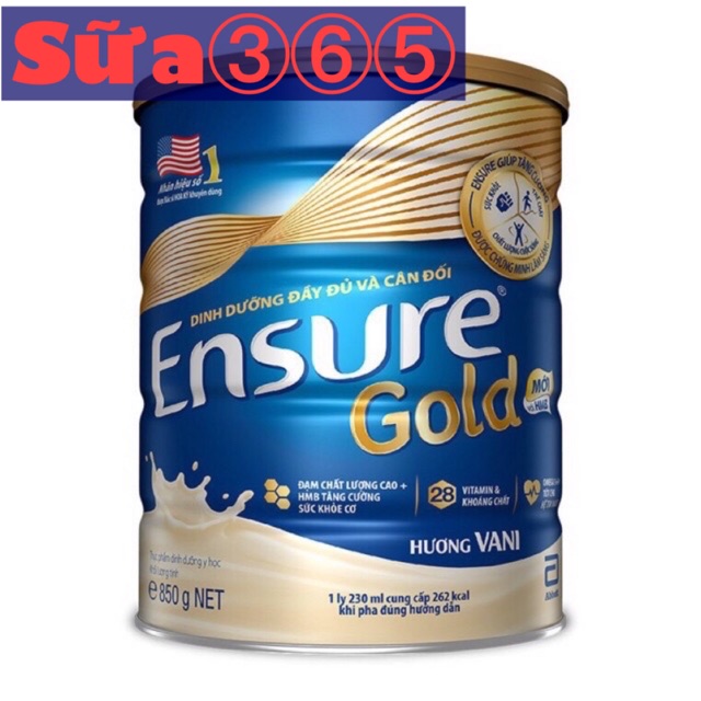 Sữa bột Ensure Gold 850g [ Date mới]