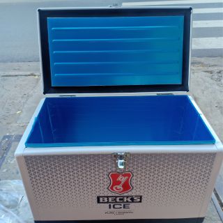 THÙNG ĐÁ NHÔM 20 LÍT CAO CẤP QUÀ TẶNG BIA BECK