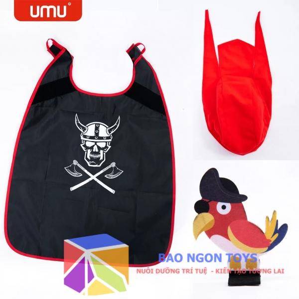 SET ĐỒ CHƠI NHẬP VAI NGHỀ NGHIỆP, HOÁ TRANG HALLOWEEN CẢNH SÁT VÀ CƯỚP BIỂN - BAO NGON TOYS - DG176