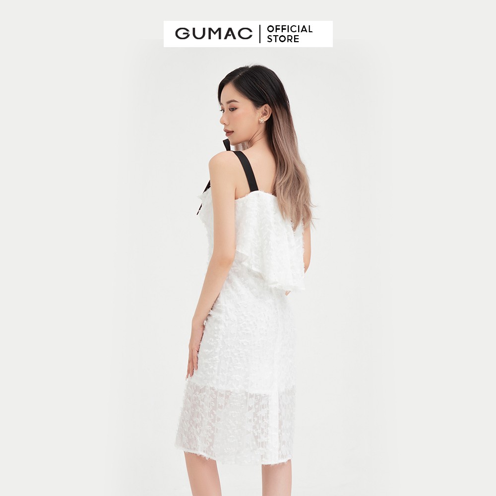 [Mã WABRGU55 giảm 12% đơn 99K] Đầm nữ 2 dây thời trang GUMAC DB404 | BigBuy360 - bigbuy360.vn