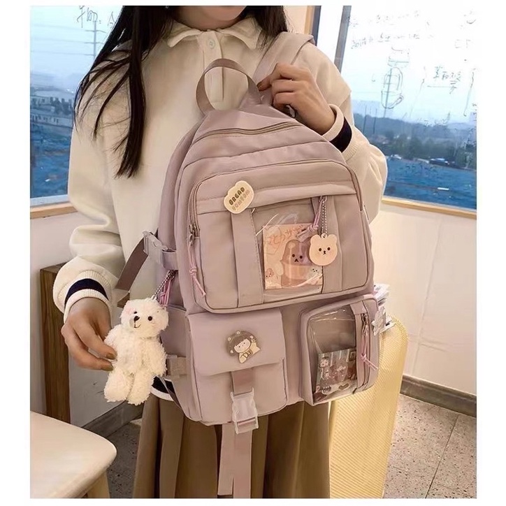 Balo Ulzzang Hàn Quốc Nam Nữ Chống Nước,Đi Học Giá Rẻ