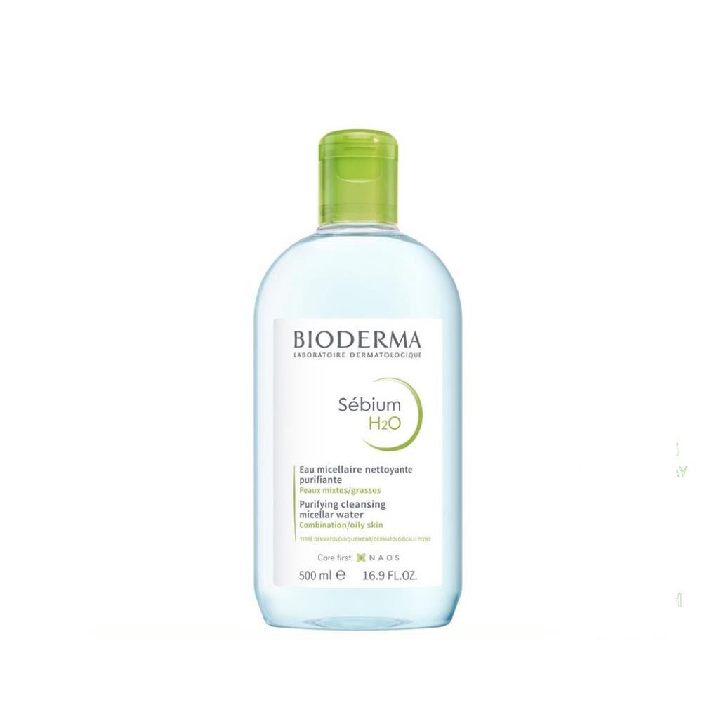 Dung dịch làm sạch và tẩy trang công nghệ Micellar Bioderma Sebium H2O 500ml