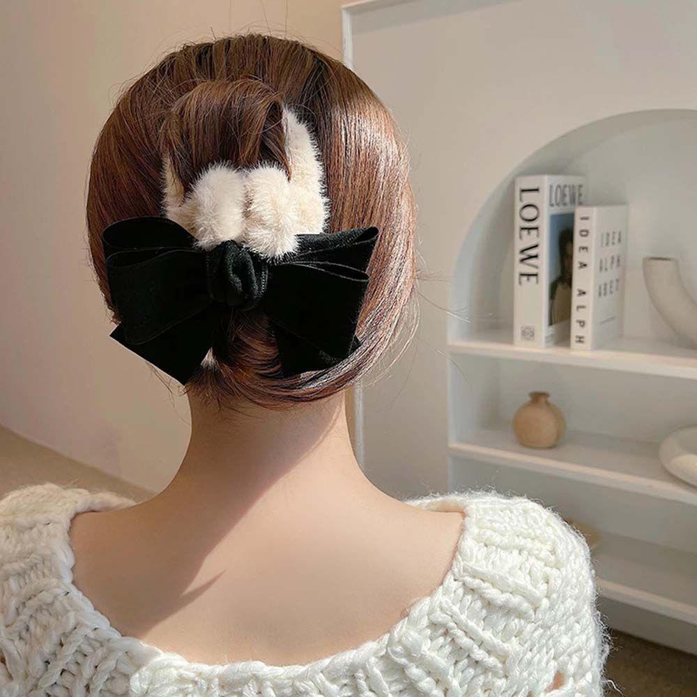 Kẹp Tóc Lông Xù Xinh Xắn Dễ Phối Đồ Cho Nữ 2life