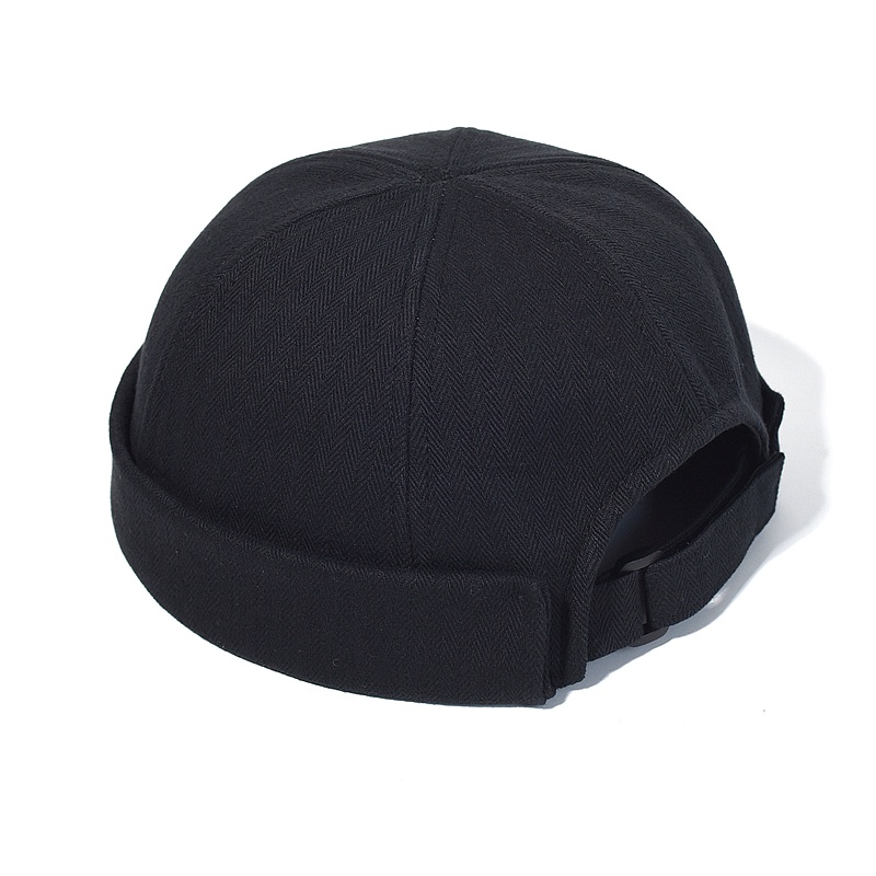 Vintage Cotton Mikihat Thủy Thủ Mũ Nam Nữ Hip Hop Không Vành Docker Hat Casual Topi Kopiah Viral Lel