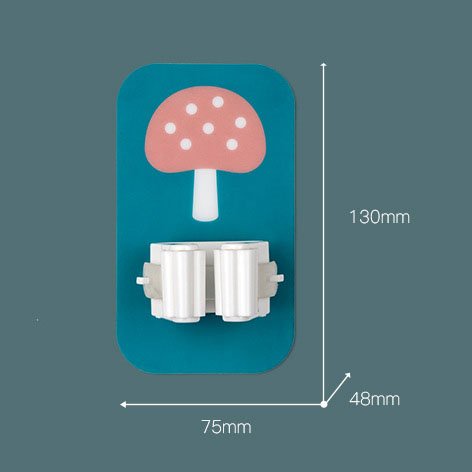 Móc Treo Chổi Dán Tường, Kẹp Cây Lau Nhà chịu lực 5kg