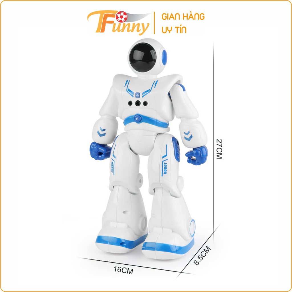 Robot Điều Khiển Từ Xa Thông Minh, Robot Cảm Ứng Bằng Tay Cho Bé, T Funny, Pin Sạc, Nhựa ABS, Đèn Led, Phát Nhạc