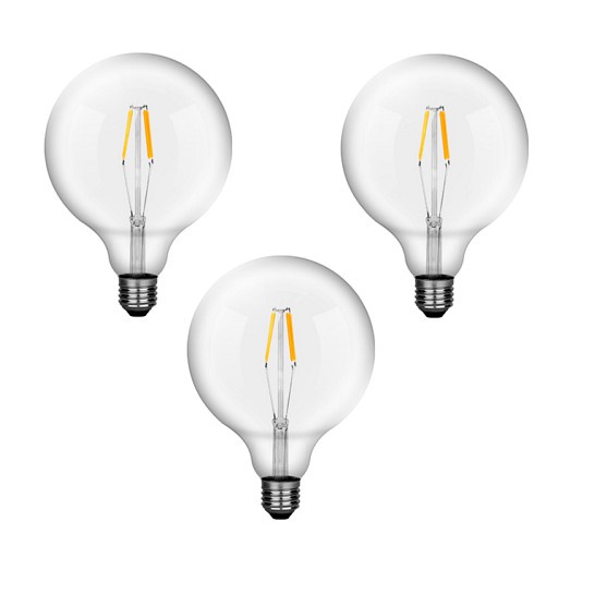 Bộ 3 bóng đèn Led Edison G125 8W đui E27