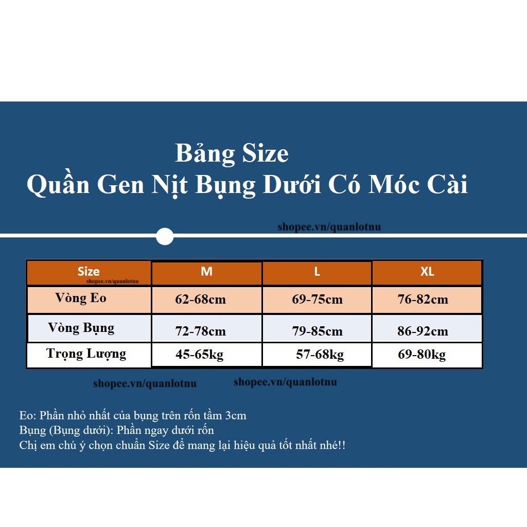 Quần Nịt Bụng Nguyên Khối, SIêu Co Dãn, Định Hình Vùng Bụng Dưới Sát Người, Không Lộ 4385