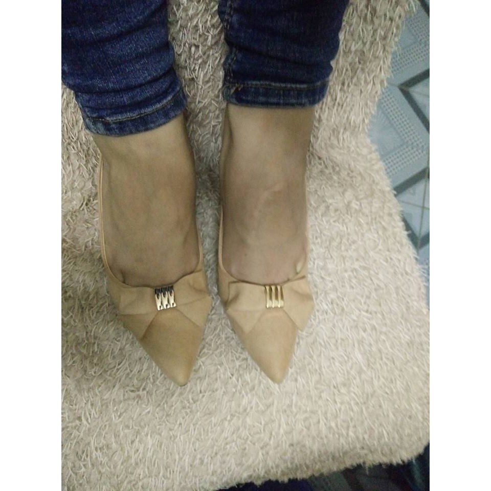 giày cao gót nơ Zara basic