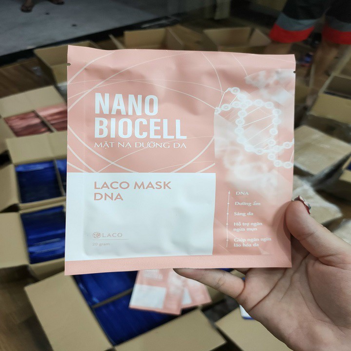 Siêu Sốc Mặt Nạ Nano Biocell - Mặt Nạ Tươi 100% Từ Nước Dừa Tươi Nguyên Chất 1gói 40k
