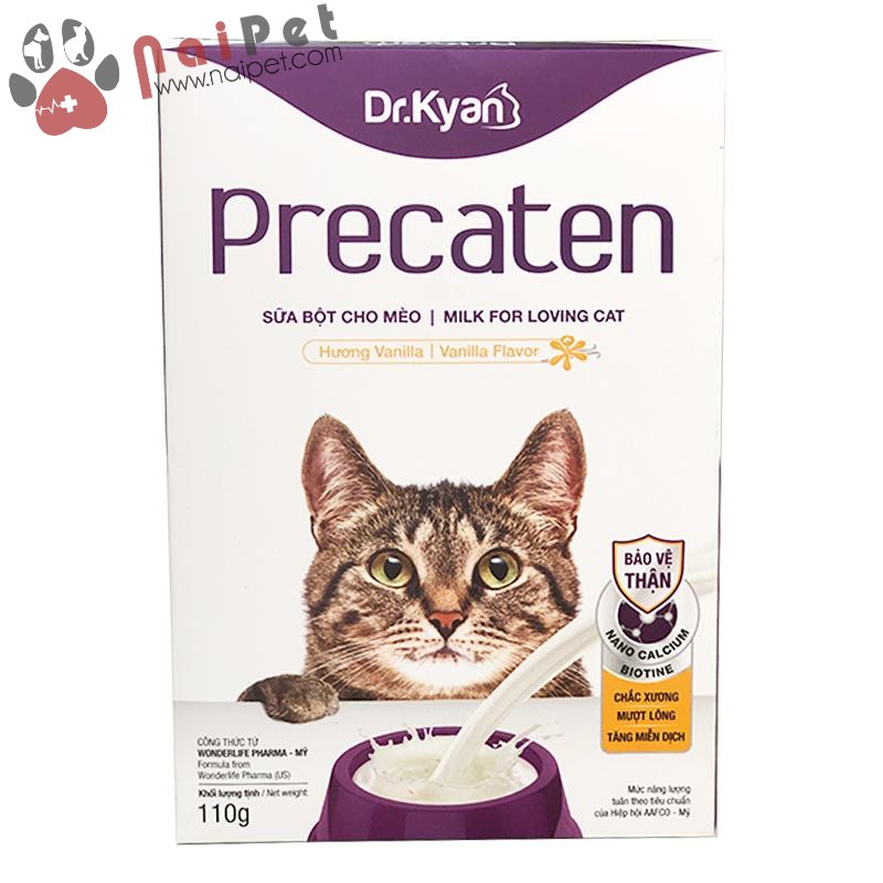 Sữa Bột Dinh Dưỡng Cho Mèo Precaten Dr.Kyan Hộp 110g