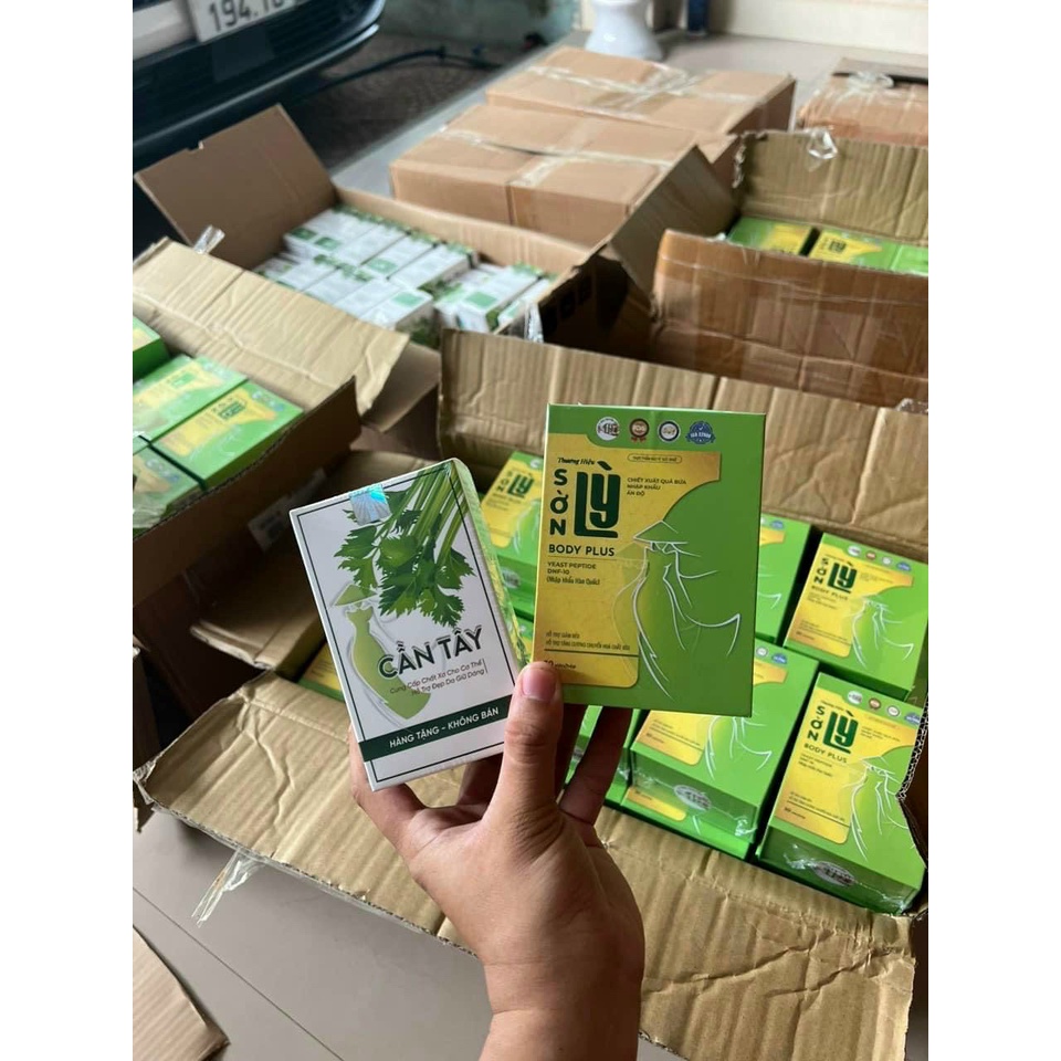Giảm Cân Sờn Lỳ Body plus mẫu mới mua 1 giảm cân tặng 1 kẹo cần tây