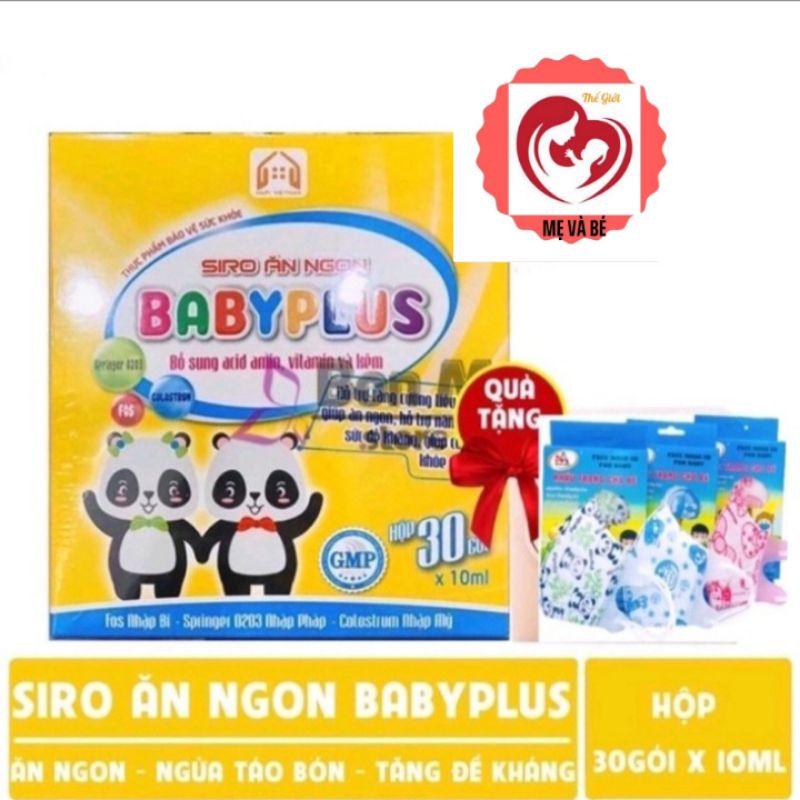 [Chính Hãng]Siro Ăn Ngon Baby Plus hộp 30 gói