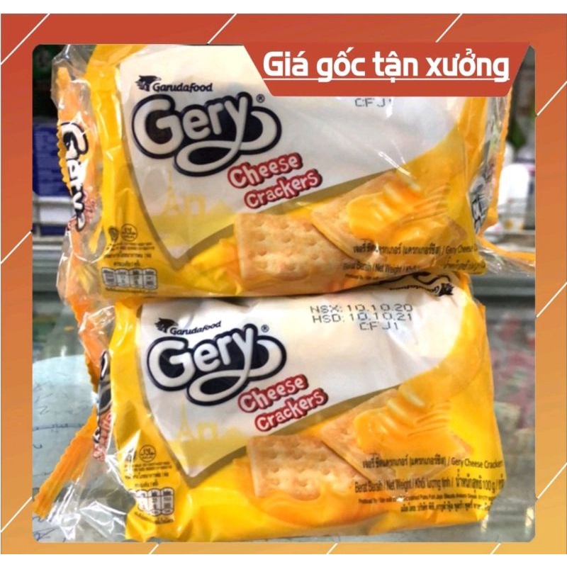 0Bánh Quy Phô Mai Gery Cheese Cracker Gói 100g