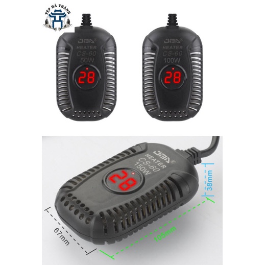 Máy Sưởi Heater CS-60 Sử Dụng Cho Bể Cá Cảnh, Rùa Cảnh