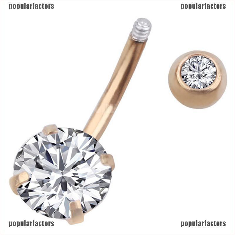 Khuyên Rốn Đính Đá Pha Lê Dễ Thương