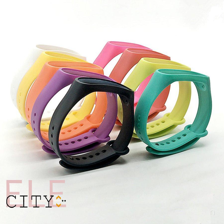 Set 20 Dây Đeo Silicon Mềm Có Thể Điều Chỉnh Cho Đồng Hồ Thông Minh Xiaomi Band 2 3