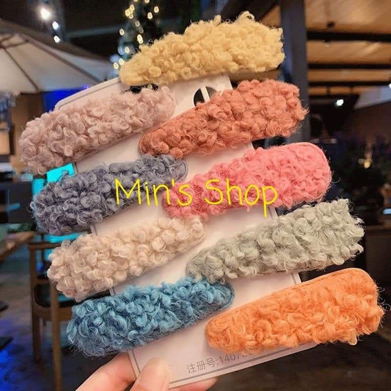 Kẹp lông tim phong cách Hàn Quốc màu ngẫu nhiên
