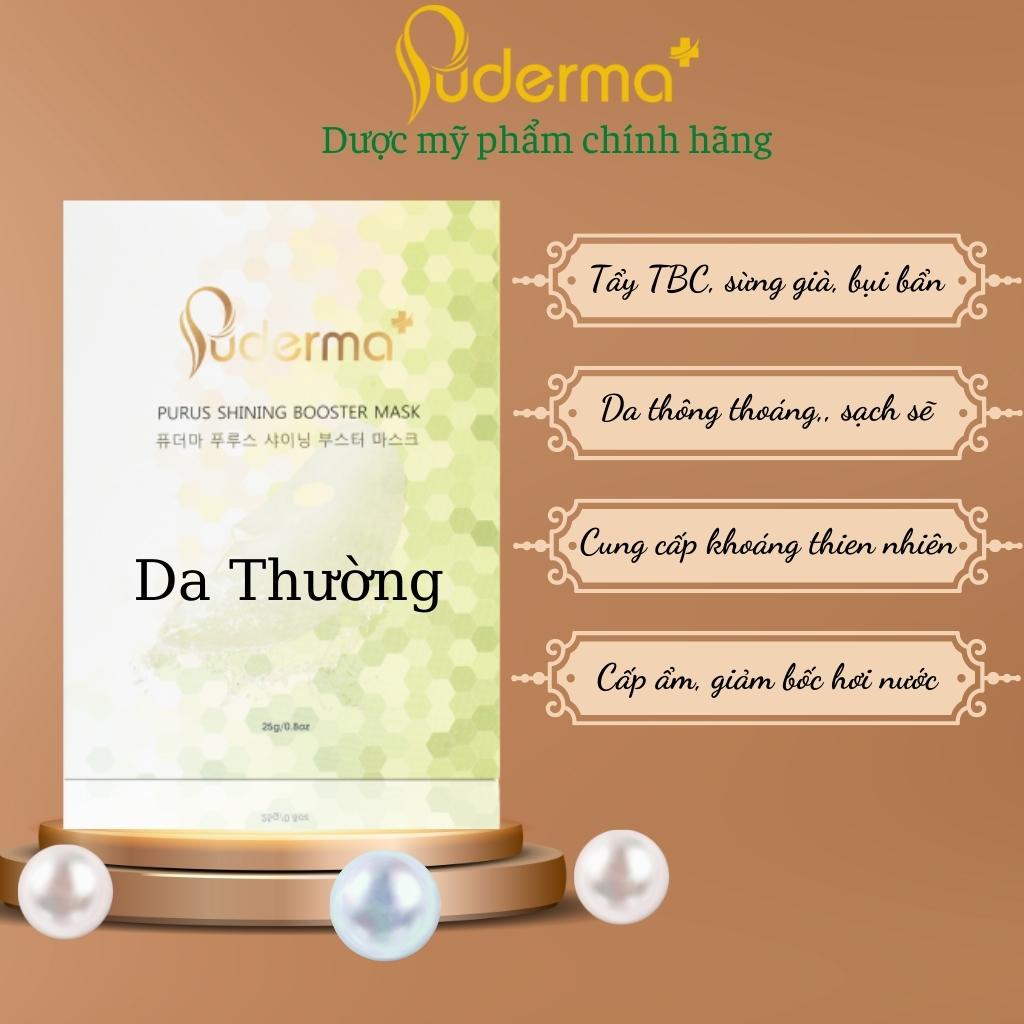 Mặt Nạ Vàng Puderma Cung Cấp Độ Ẩm Và Dưỡng Chất Cho Da, Ngăn Ngừa Nếp Nhăn Cho Da, Làm Mờ Vết Nám, Vết Thâm