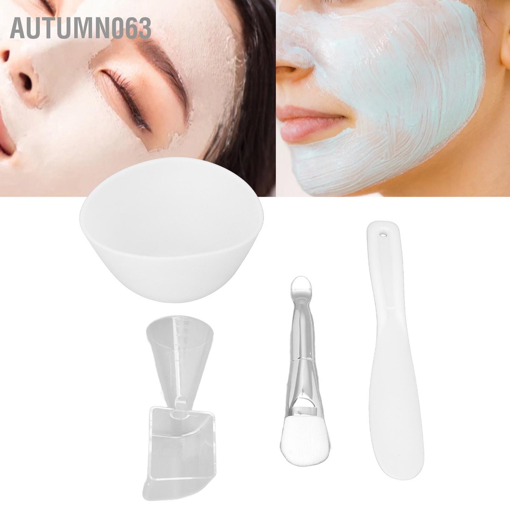 Autumn063 Bộ bát trộn mặt nạ bằng silicon