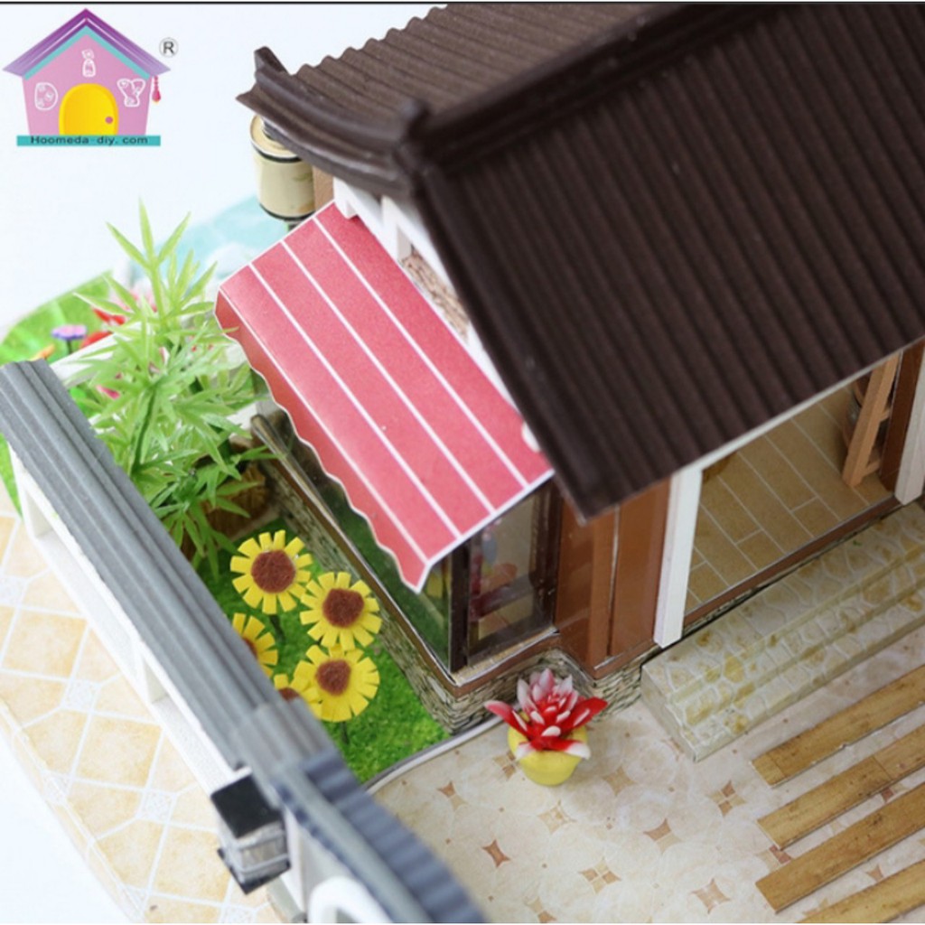 Mô hình nhà gỗ DIY - nhà trong Phố cổ