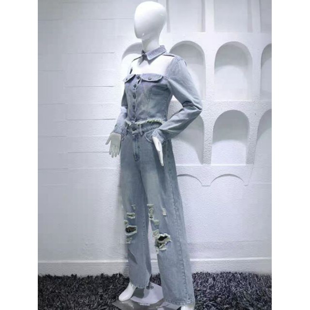 Áo sơ mi jeans Lisa Thanh xuân có bạn 2