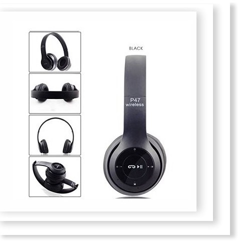 (Giá hủy diệt) TAI NGHE BLUETOOTH P47 CHỤP TAI CÓ KHE CẮM THẺ NHỚ | BigBuy360 - bigbuy360.vn