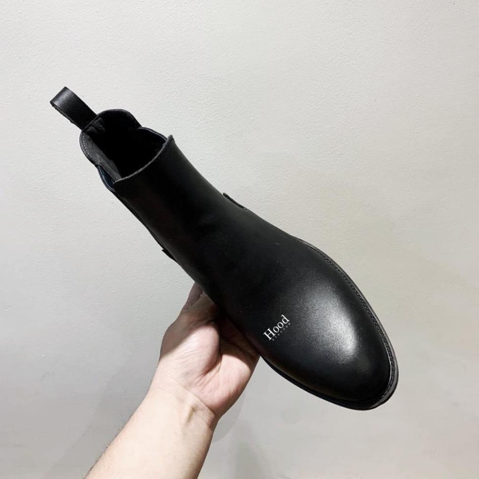 Giày Chelsea Boot classic - Da trơn xịn xò - Đế cao su đúc nguyên khối - Bảo hành 12 tháng #thehood PO