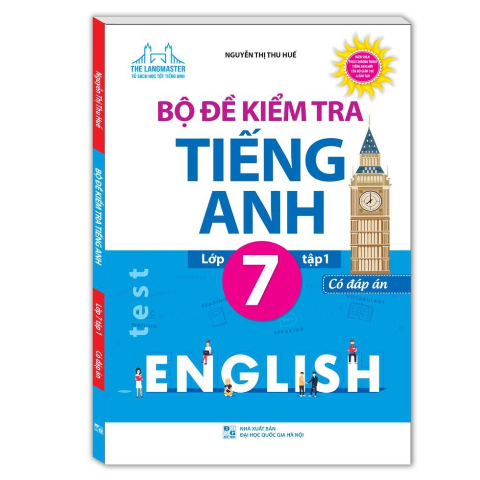 Sách - Combo 5500 từ vựng tiếng Anh thông dụng + Bộ đề kiểm tra tiếng Anh lớp 7 (trọn bộ 2 tập)