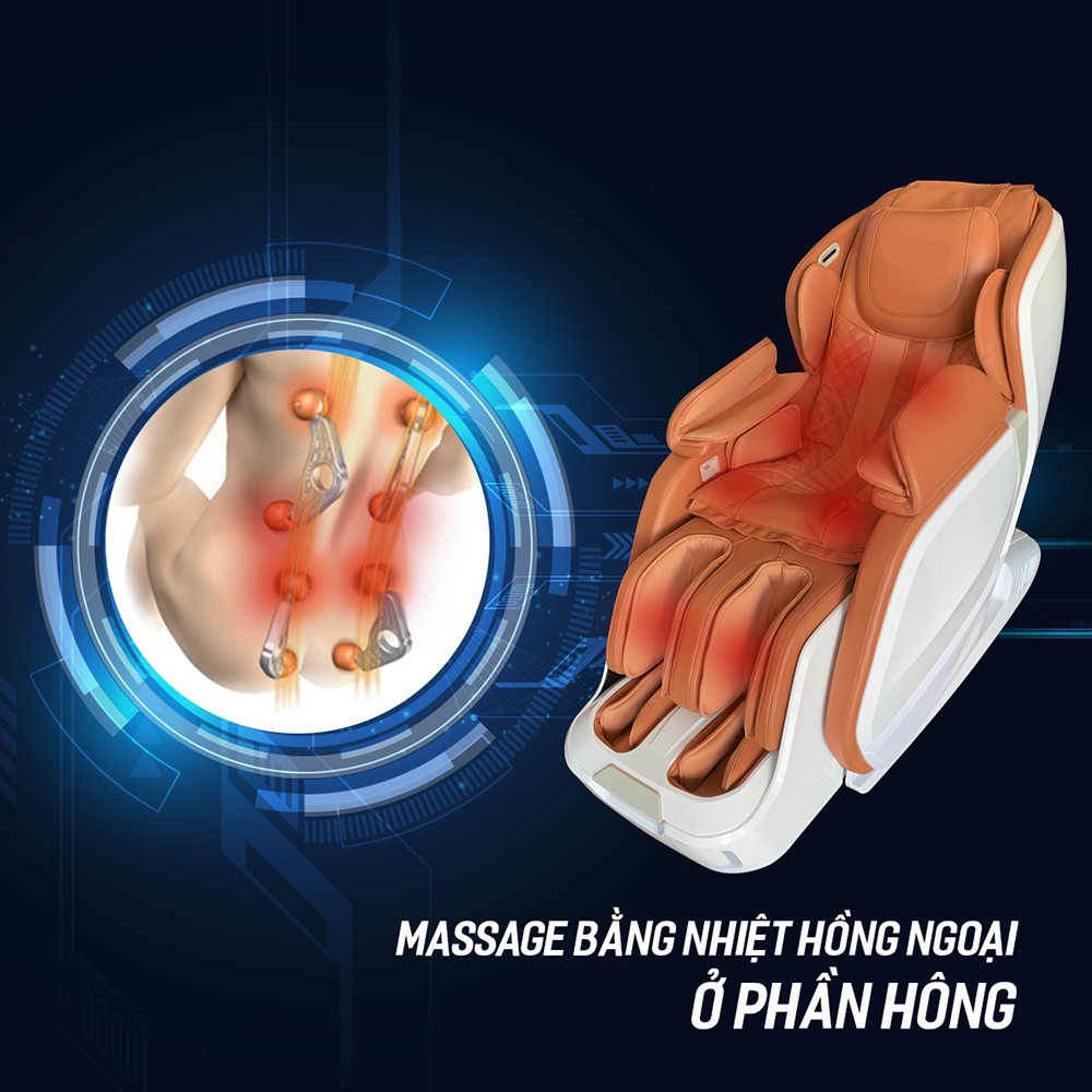 [Mã LT500 giảm 500k đơn 2tr990] Ghế massage trị liệu FUJILA JS 501 [BẢO HÀNH 6 NĂM] - BẢO TRÌ TRỌN ĐỜI