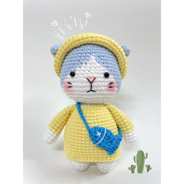 Mèo bông Mimi - Gấu bông hanmade