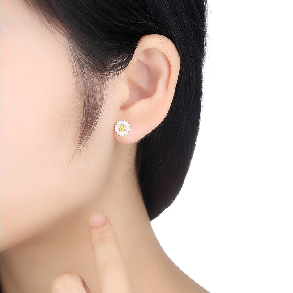 Bộ trang sức hoa cúc lãng mạn mới cho nữ