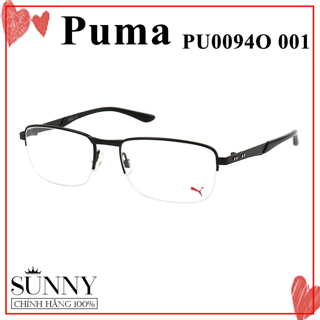 Gọng kính nam nữ chính hãng Puma PU0094O màu sắc thời trang, thiết kế dễ đeo bảo vệ mắt