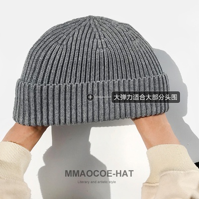 Mũ beanie THE CAPAL len kiểu ngắn màu trơn phong cách Hàn Quốc thời trang nhiều màu sắc tùy chọn