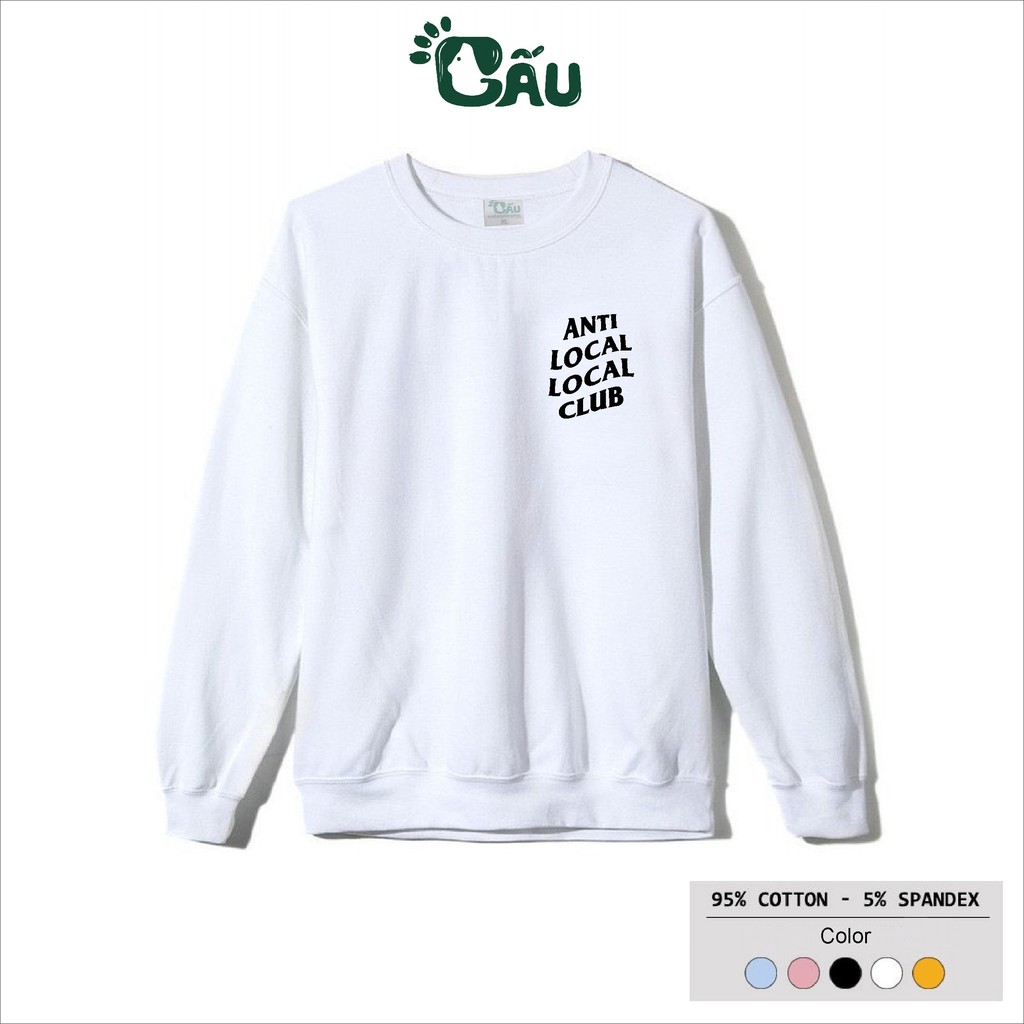 Áo sweater GẤU 194 vải thu đông co dãn, dày dặn mềm mịn form rộng phong cách Unisex -  ANTI SOCiAL SOCIAL CLUB | BigBuy360 - bigbuy360.vn
