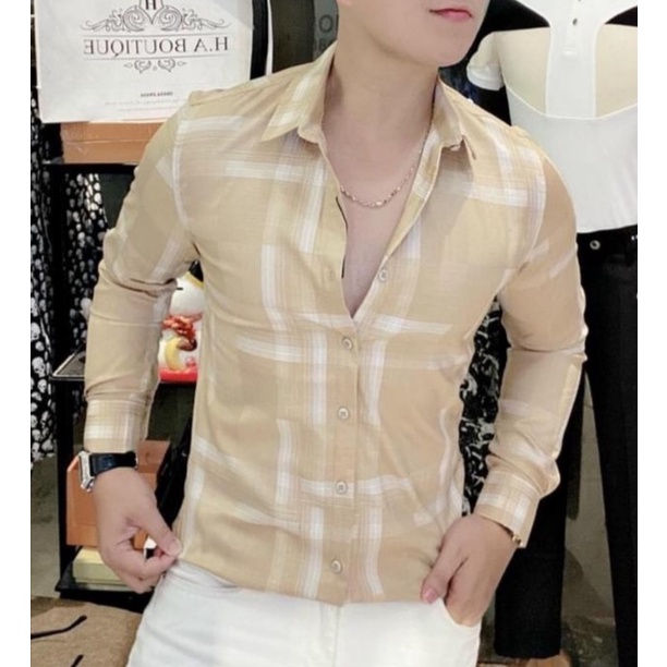 [SIÊU PHẨM]💥Áo sơ mi nam dài tay ❤️FREESHIP❤️ áo sơ mi kiểu hàn quốc họa tiết đẹp vải lụa thoáng mát | BigBuy360 - bigbuy360.vn