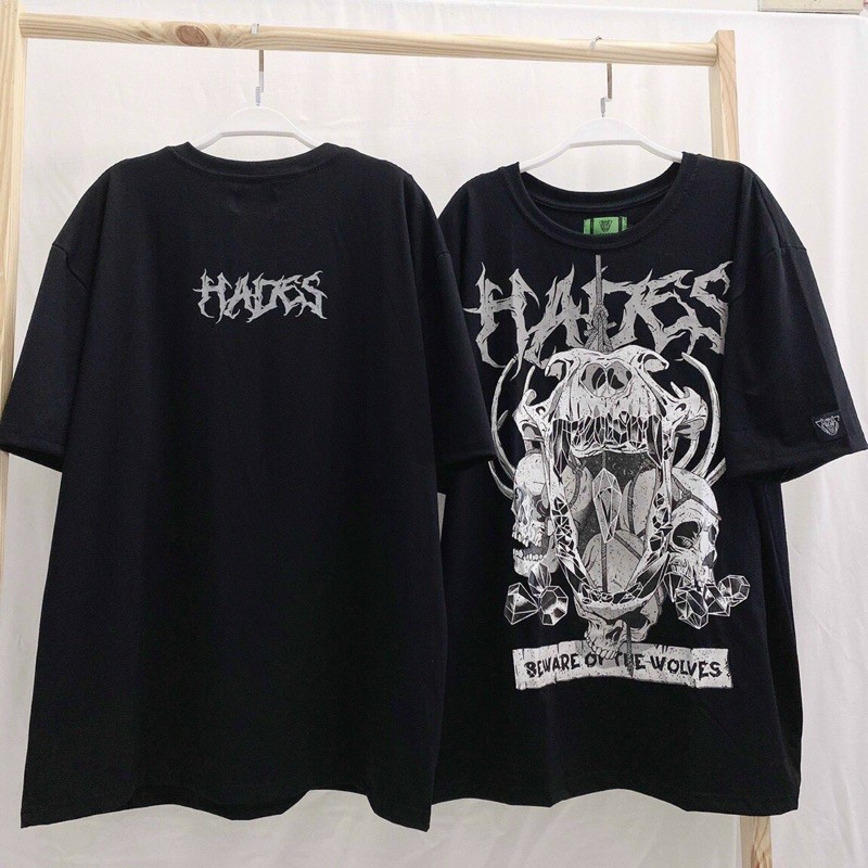 Áo thun HADES Skull Worlf Tee From Rộng Full Tag Vải Ảnh Thật DIONS