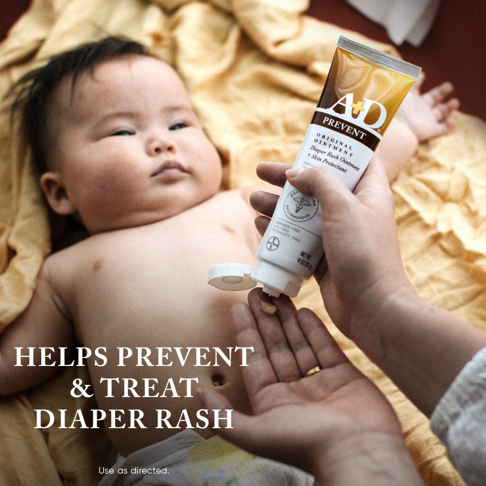 |Mẫu mới| A+D Original Diaper Rash Ointment Kem chống hăm với thành phần Lanolin and Petrolatum 454g