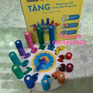 Đồ chơi đồng hồ gỗ cho bé-quà tặng Similac