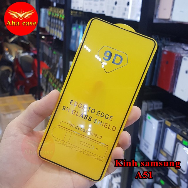 Kính cường lực samsung A51 và kính cường lực samsung a71 loại 9D full màn hình